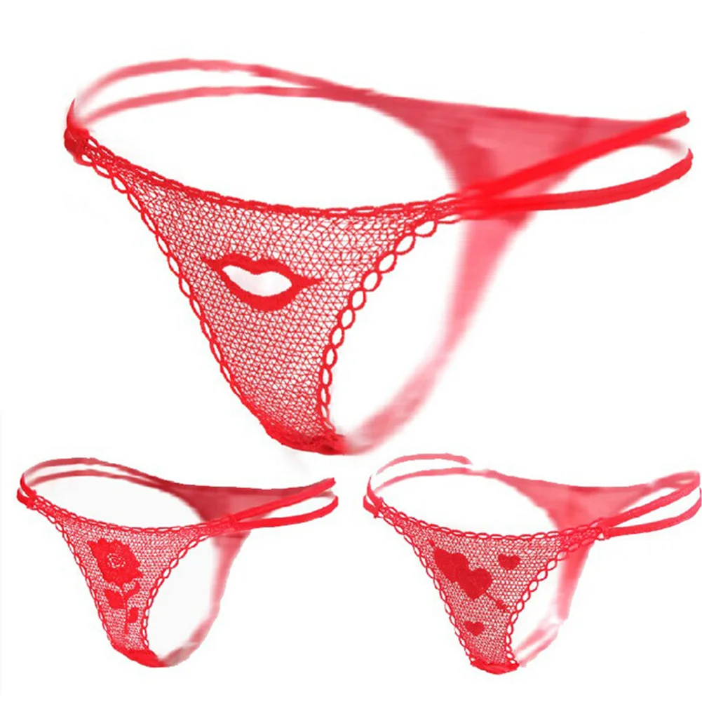 

Roses Panties Ladies Sexy Pants Tempting Thong Girls Charming Lingerie Adult