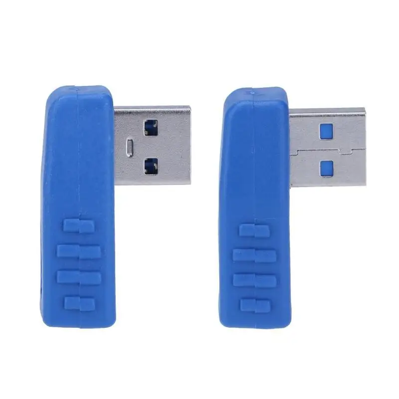 90 градусов USB3.0 папа к Женский правый левый направление адаптер провод