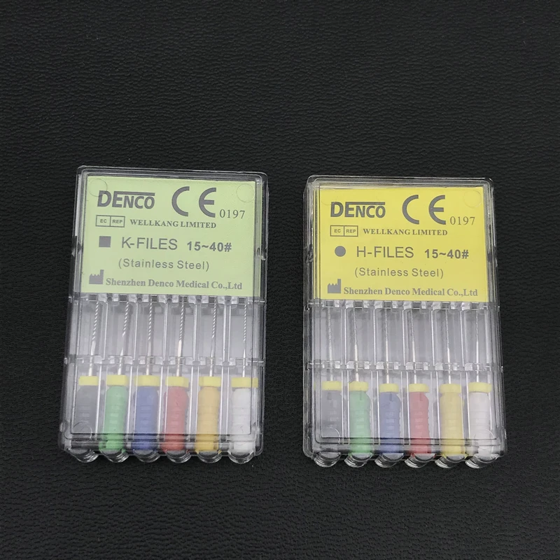 

1 Box Dental Stainless Steel K-files/H-files 25mm Endodontic Root Canal Hand Use File Dentist Tools Teeth Whitening Material