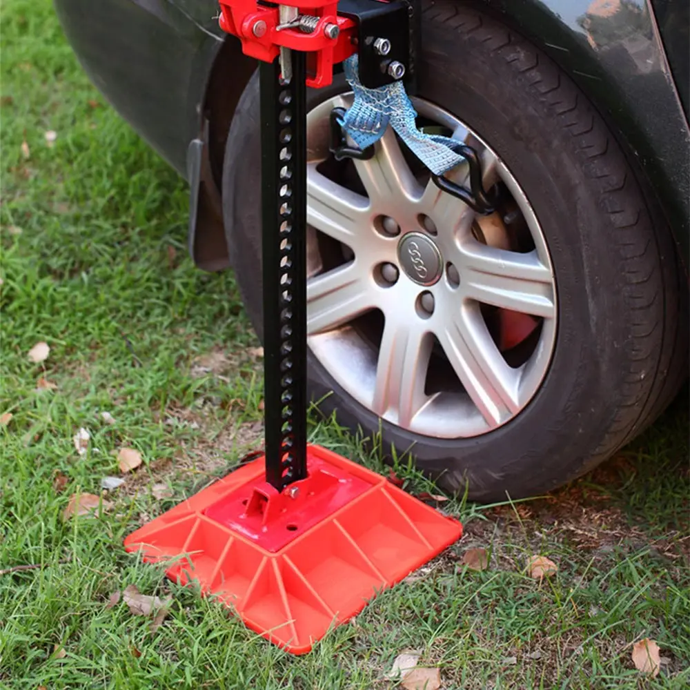 

285x285mm PP Hi-Lift Jack Offroading Gear Base Surface Pad to Alleviate Jack Hoisting Sinkage Offroad Base on soft ground mud
