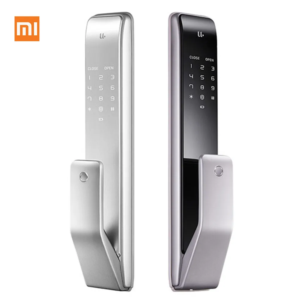 

Xiaomi Youpin M2 Smart Lock Automatic Fingerprint Sliding Lock Fully Automatic Push-Pull Smart Remote Control For Mijia APP