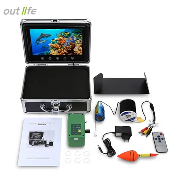 

Outlife 9 Inch Fishing Camera Night Vision Monitor 15M 1000TVL Fish Finder Underwater Fishing Camera 30pcs LEDs Fish Detector HD
