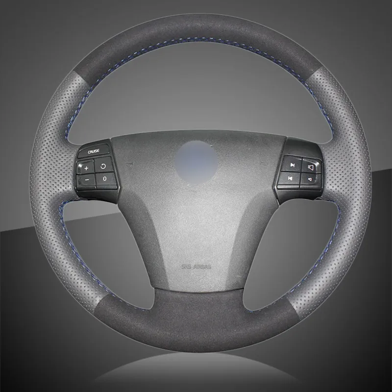 

Auto Braid on the Steering Wheel Cover for Volvo S40 2006-2012 V50 2005-2011 Interior Accessories Car Braid Steering Wheel Cover