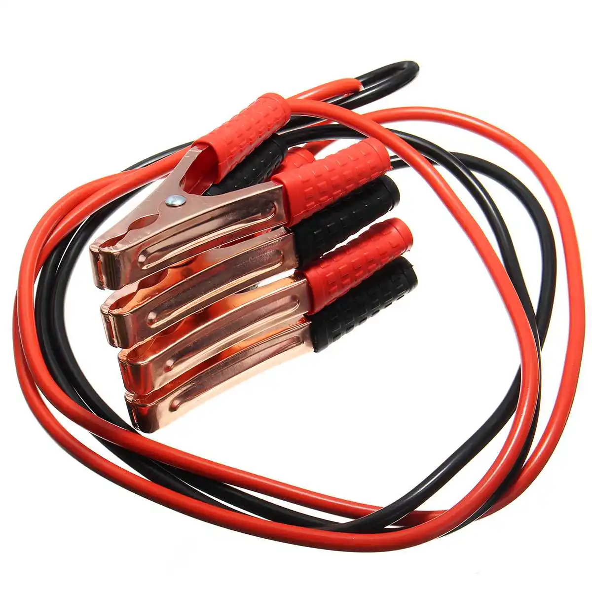 Croak 2 M 500AMP Cable de cobre para coche línea de batería automática Cable de emergencia Clip de Cable de carga de alimentación Cable de arranque negro rojo Croak 2 M 500AMP Cable de cobre para coche línea de batería automática Cable de emergencia Clip de Cable de carga de alimentación Cable de arranque negro rojo