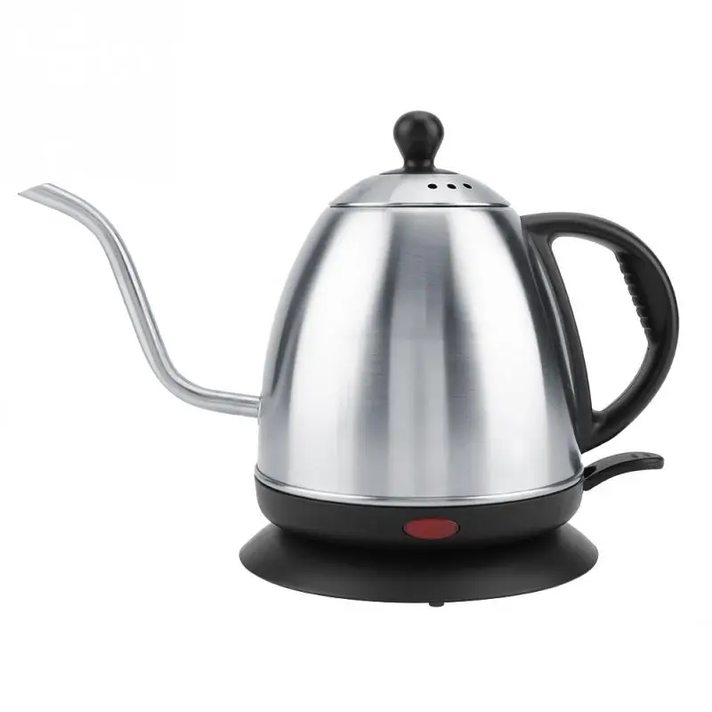 

1L Stainless Steel Electric Gooseneck Kettle Fast Water Heating Boiling Constant Temperature Smart Teapot