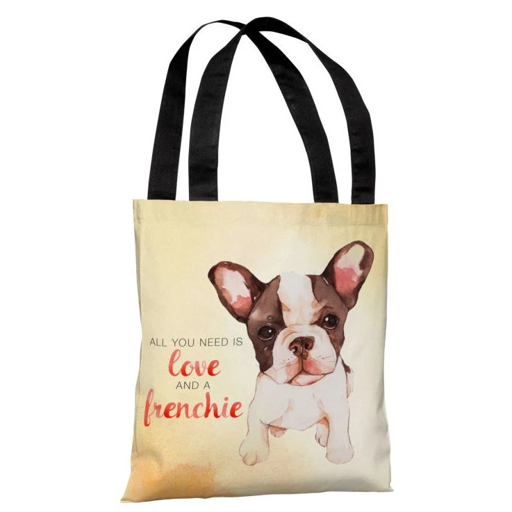 Один Bella Casa 74630TT18P 18. Love &amp a Frenchie сумка из полиэстера желтый |