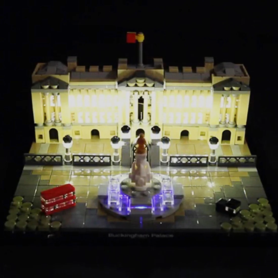

LED Light Building Block Brick Modified Kit for LE GO Architecture Buckingham Palace 21029 Landmark Set (LED Included Only)