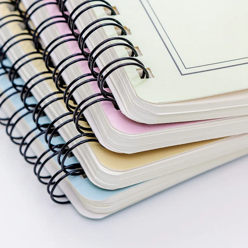 

Small Fresh Notebook A5 Screw Binding Book 60 Page Notepad Coil Book To Work In An Office Notebook