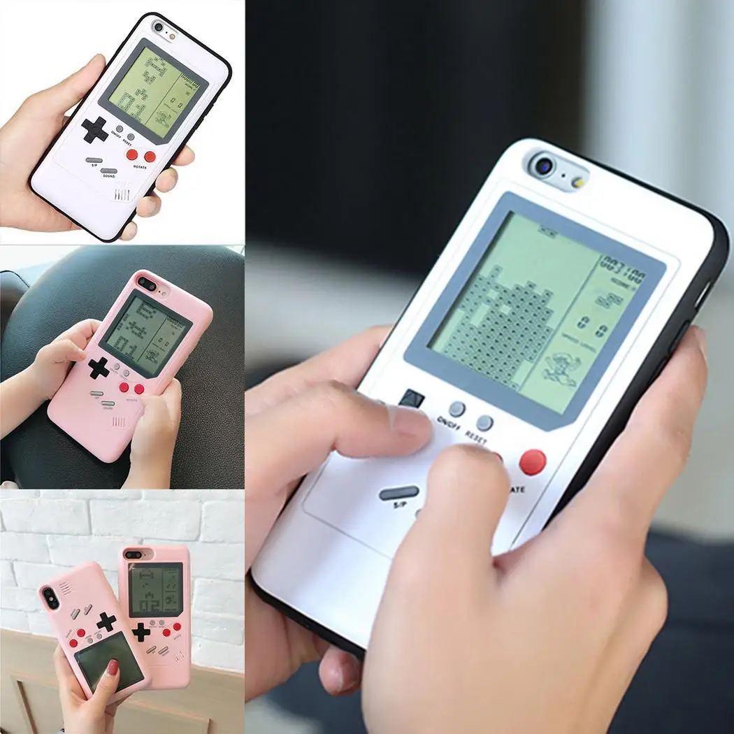 Tetris игры ТПУ телефонные чехлы Защитная крышка для iPhone X 6 S 7 8 плюс мягкий защитный