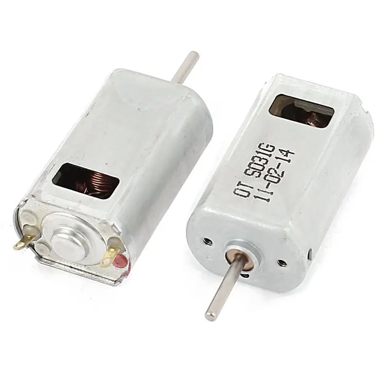 

2Pcs DC 9V 30800RPM 2mm Dia Shaft High Speed Model Airplane DC Motor