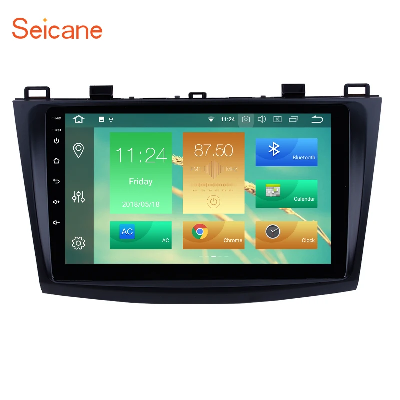 

Seicane 9" Android 8.0/8.1 GPS Car Radio For 2009 2010 2011 2012 Mazda 3 Axela Multimedia Player Support RDS OBD2 DVR