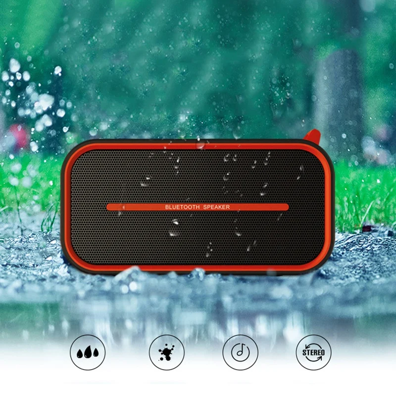 BV500 Портативный беспроводной Bluetooth динамик громкий с басами IPX5 Водонепроницаемый