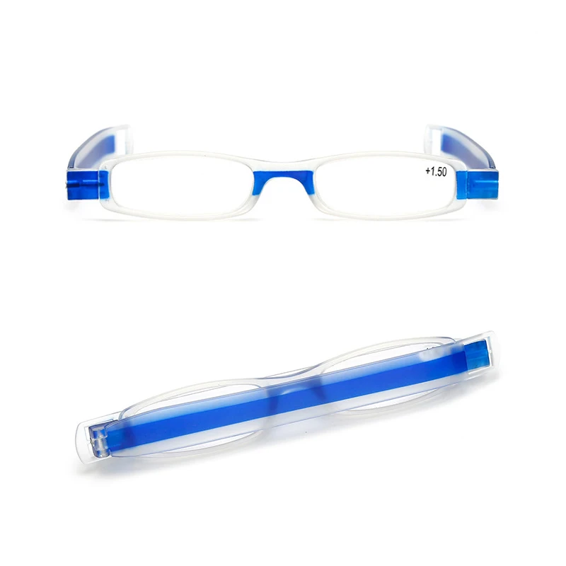 Zilead Складные портативные очки для чтения с поворотом 360 градусовУльтралегкие мужские и женские очки для дальнозоркости+ 1,0+ 1,5+ 2,0+ 2,5+ 3,0+ 3,5