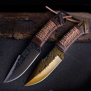 

OWL OD205 High Hardness Tactics Knife Camping Knifes Practical Handle Fixed Blade Knives Hunting Outdoor Combat Survival