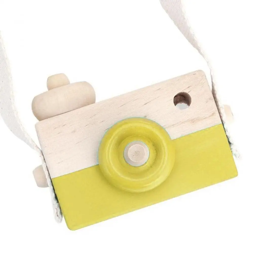 Cute Mini Hanging Wooden Camera Toy Kids Room Decor Birthday Gifts kids toys educational toys toys for children