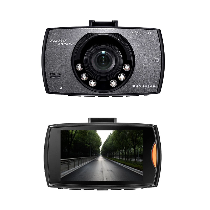 Автомобильный видеорегистратор с экраном 2 7 дюйма FHD 1080P портативный
