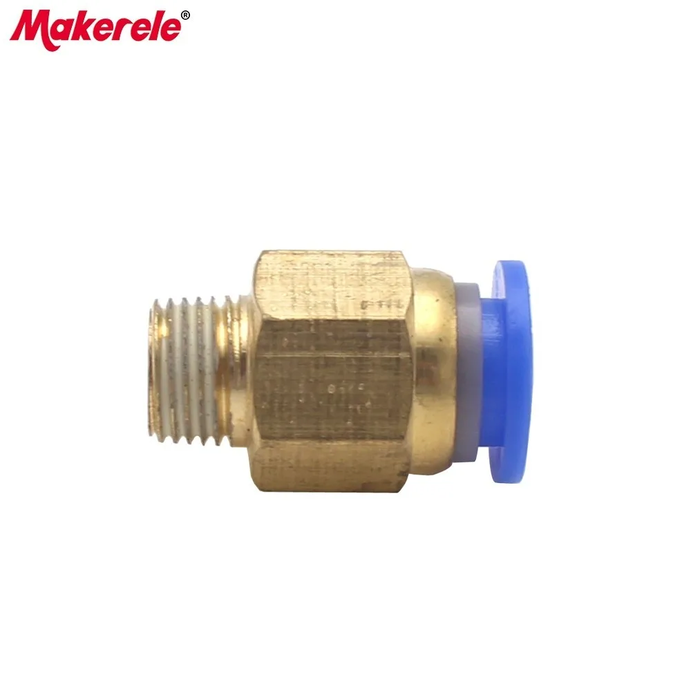 Push фитинги для воздуха PC8mm шланг 1/8 &quot1/4&quot 3/8 &quot1/2&quot BSPT наружная резьба прямые