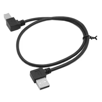 

CYSM 10pcs/lot Right Angled USB 2.0 A Male to B Male Printer Scanner 90 Degree Cable 50cm 100cm
