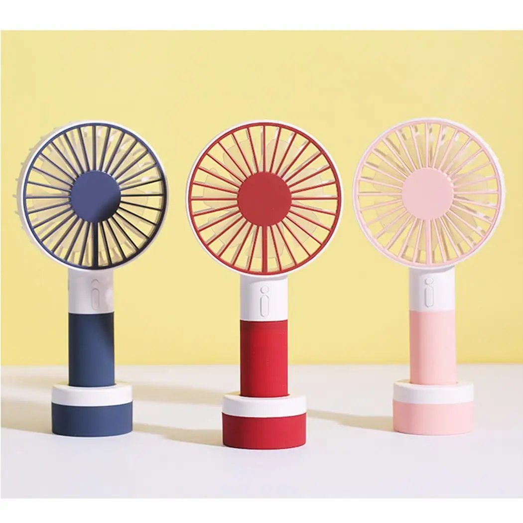 

Portable USB Mini Fan Handheld Fans Cooler Rechargeable For Home Office Travel Colorful Led Night Light Cooling Travel Office