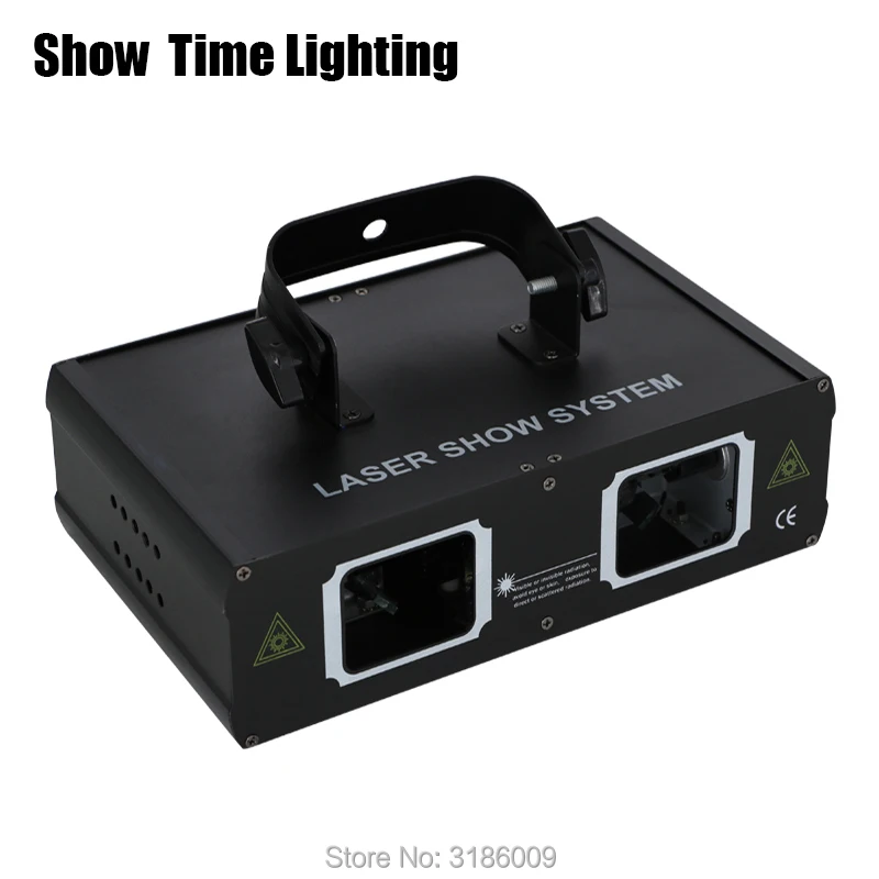 Полноцветный лазерный сканер RGB DMX 512 с отображением времени проектор со