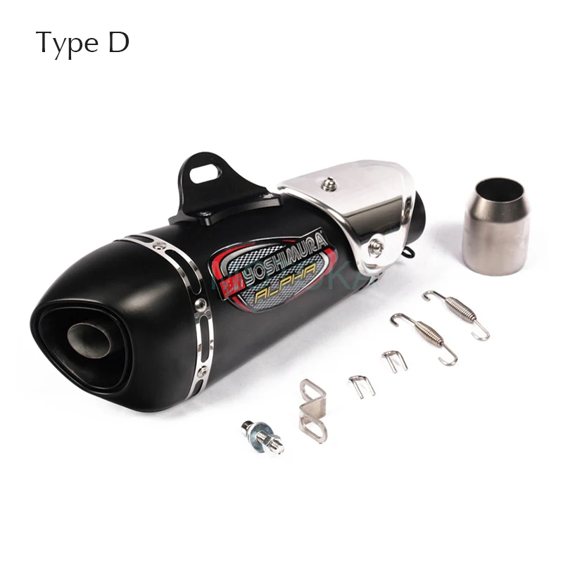 Universal 51mm de la motocicleta Yoshimura tubo de Escape para GSXR600 CRF230 ER6N Z750 Z800 CBR600 SV650 Tmax530 R3 Moto GP escapar sistema de Universal 51mm de la motocicleta Yoshimura tubo de Escape para GSXR600 CRF230 ER6N Z750 Z800 CBR600 SV650 Tmax530 R3 Moto GP escapar sistema de