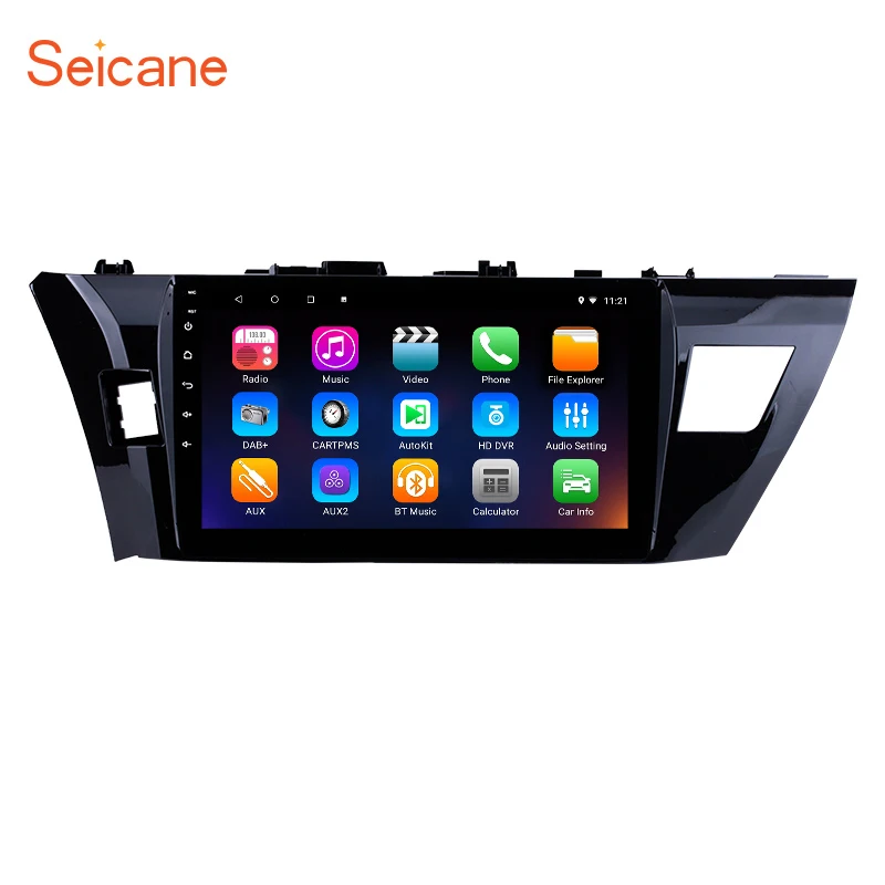 

Seicane 2Din 4-Core Android 7.1 10.1" Car Radio For 2013 2014 2015 Toyota Corolla Multimedia Player Support DVR Mirror Link