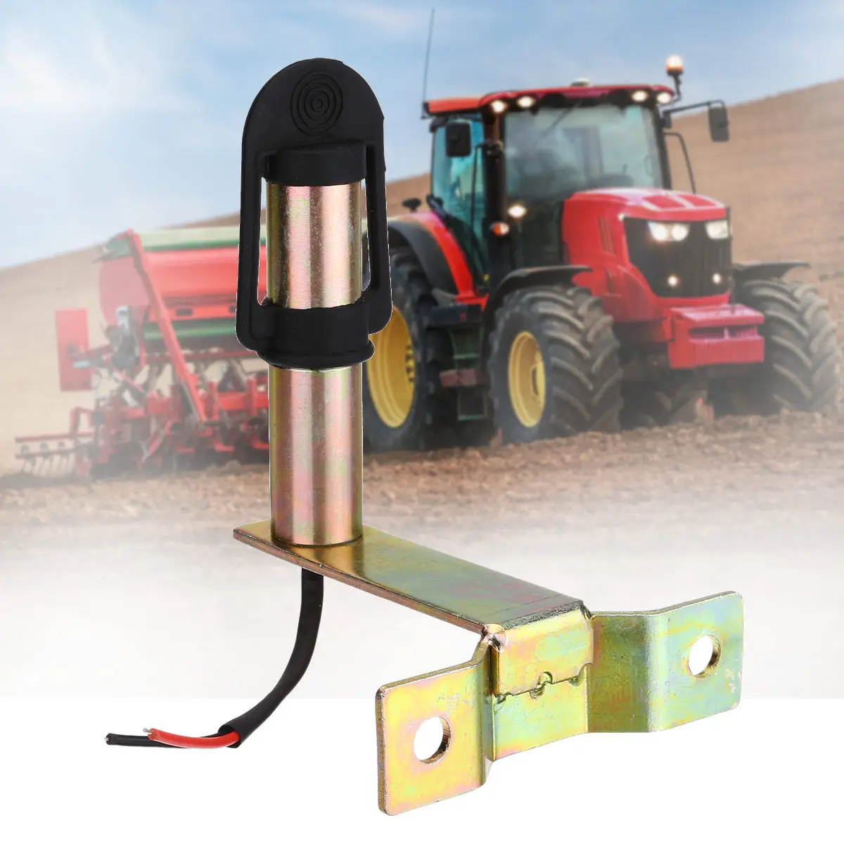 

Rotating Flashing Amber Beacon Mount Bracket DIN Pole Tractor Mounting Light
