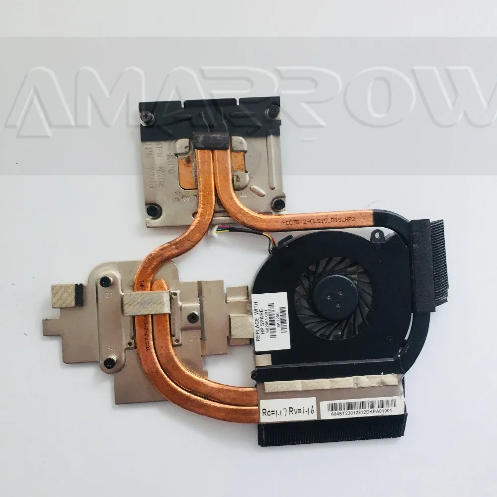 

Original for HP DV6 DV7 DV6-7000 DV7-7000 cooling heatsink with fan 682061-001