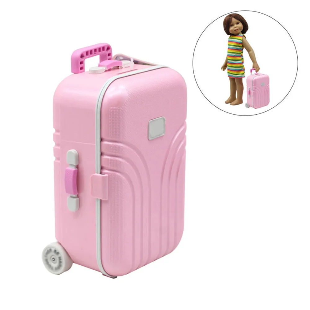 Cute Doll Suitcase Travel Set Suitcase For 18 inch For Doll Giftin