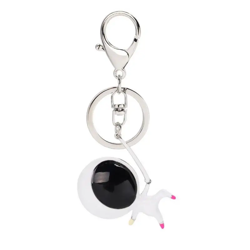 

Cute Designs Keychains Zinc Alloy Funny Fencing Women Bag Charm Innovative Key Ring Pendant Gifts Auto Accessories Supplies