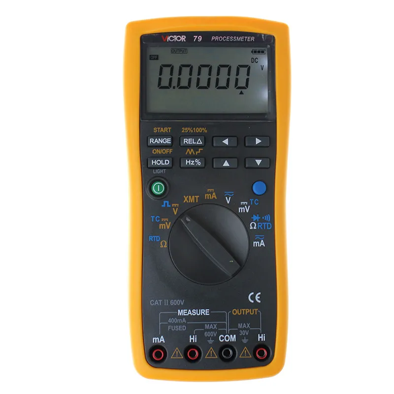 Измеритель процесса VICTOR 79 VC79 цифровой мультиметр для автоматического