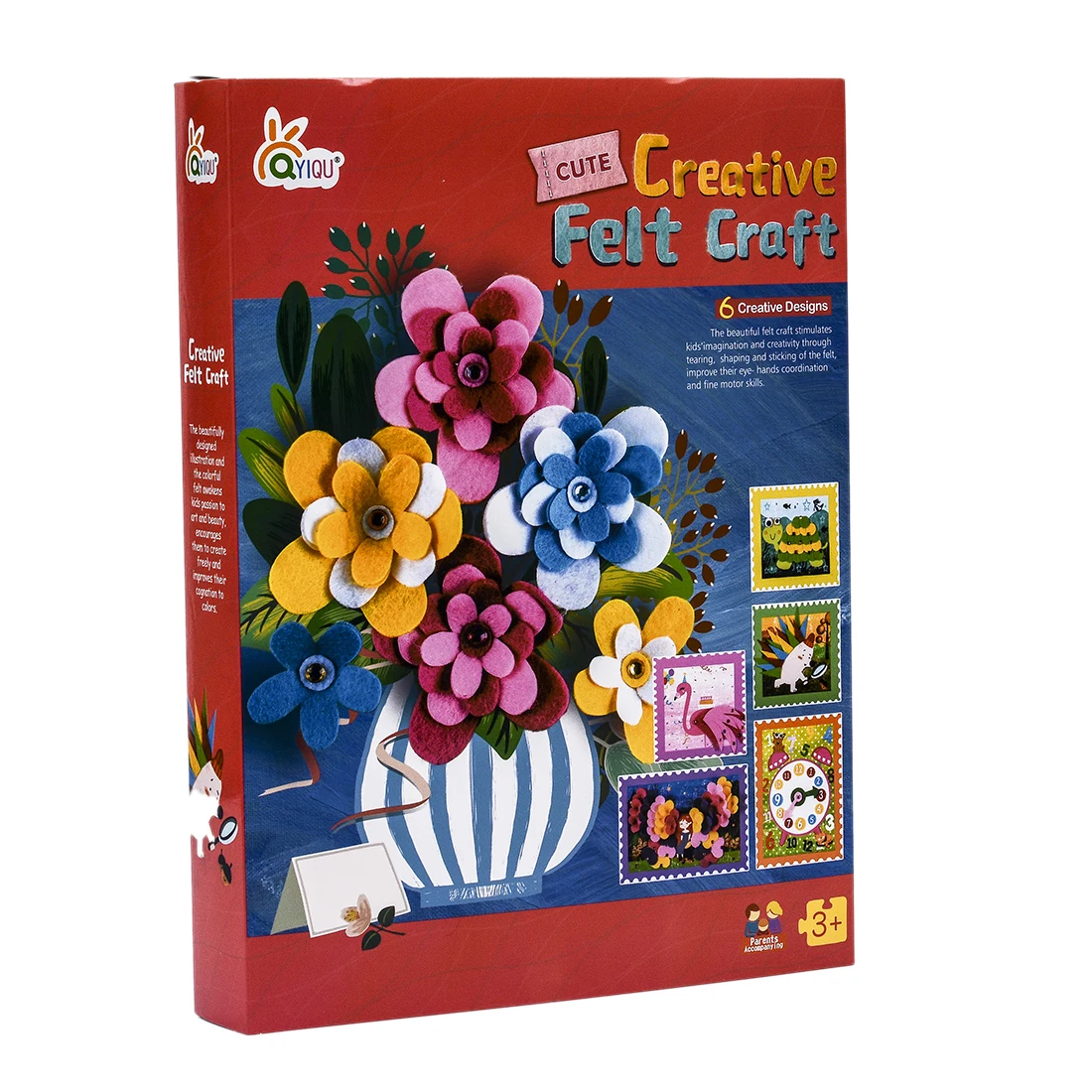 

DIY Creative Non-Woven Painting Book Craft Educational Toys For Children Kids Toys Birthday Gift - Girls Boys Gift Box Packaging