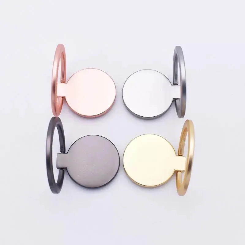 The Circular Finger Ring Mobile Cell Phone Hand Stand Holder Rotatin Stand Holder Mount Bracket For Iphone Samsung Huawei