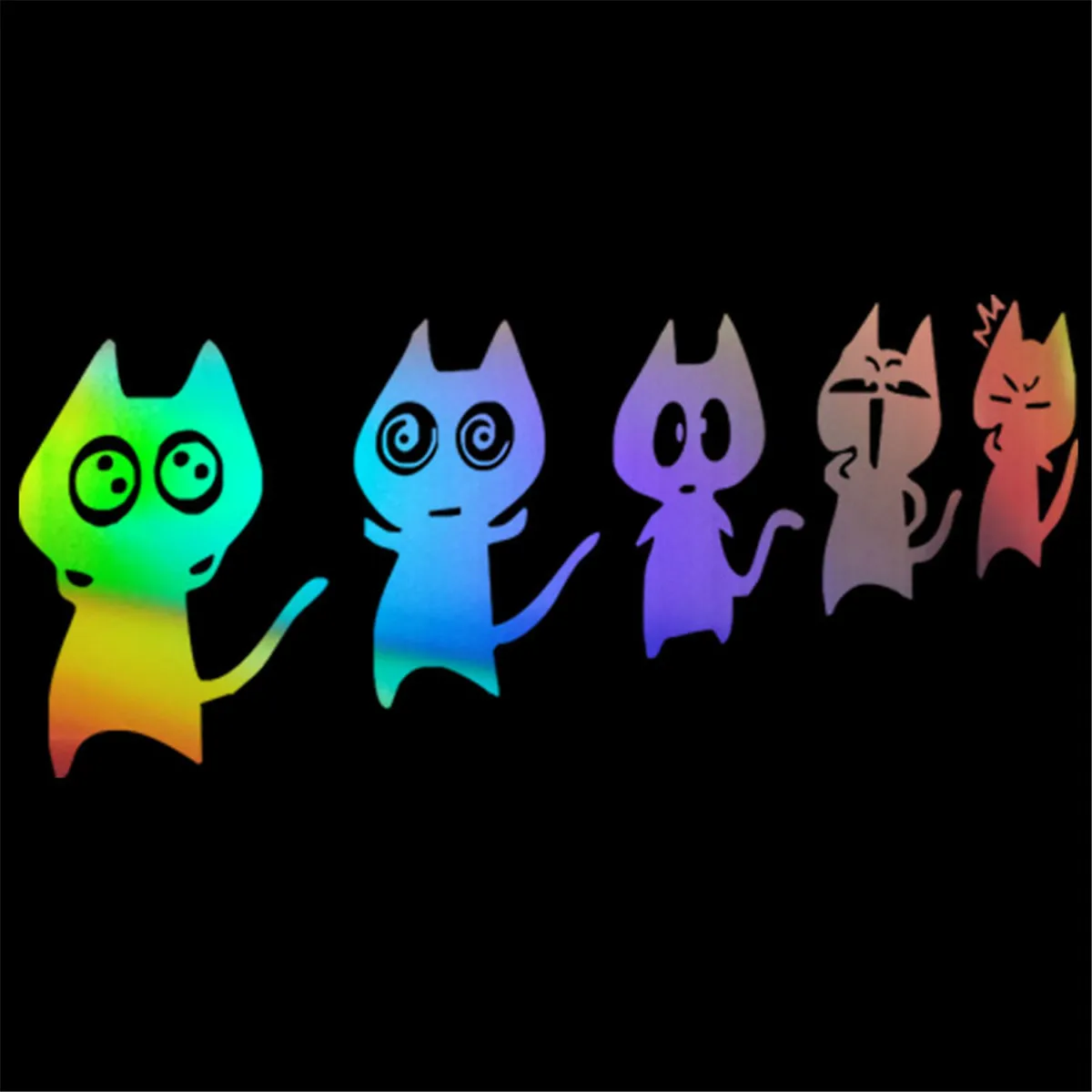 Comic Wink автомобильный стикер кот ноутбук на окно стекло виниловые наклейки
