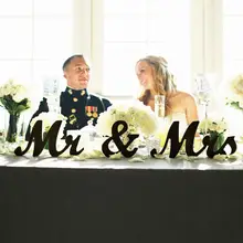 Большой размеры деревянные буквы орнамент Mr& Mrs свадебные украшения стола на день рождения aniversery подарок свадебные украшение для стола Декор