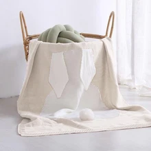 Милый ребенок новорожденный мягкое одеяло коляска кроватка-корзинка девочка мальчик унисекс 0+ месяц