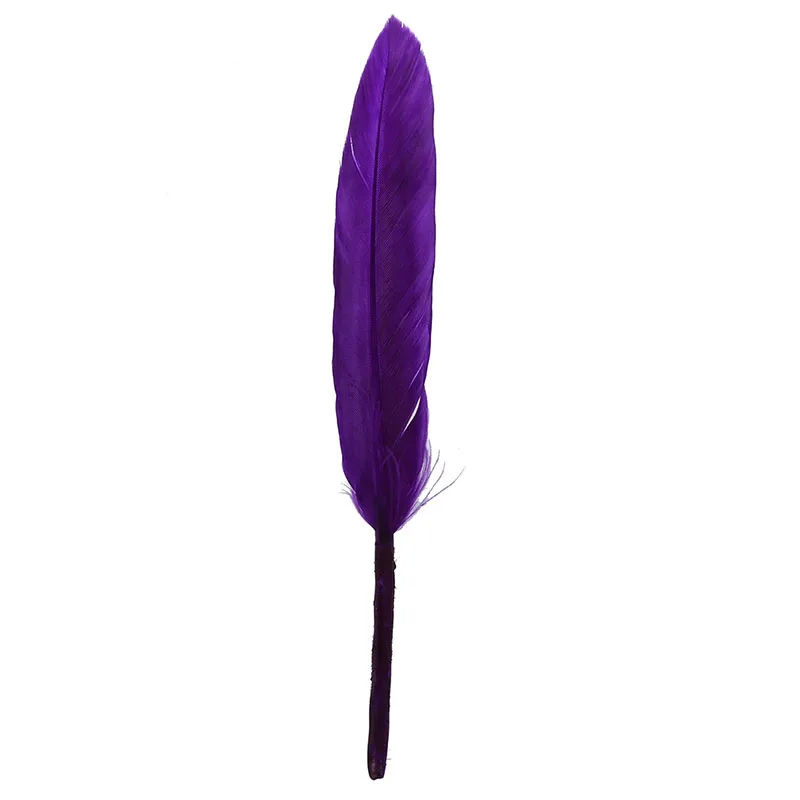 

Approx. 50pcs 4-6 Inches Dyed Goose Feather for Decoration Craft---Purple