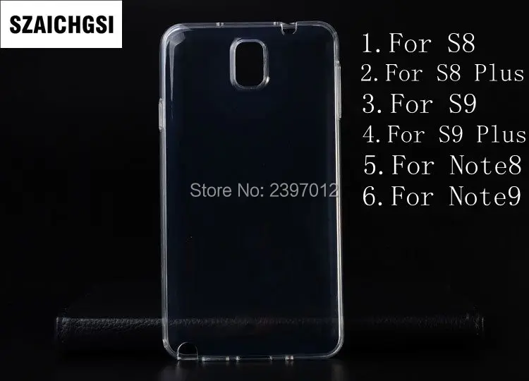 wholesale 100pcs/lot Ultra-thin Clear TPU Soft Cover Case For samsung galaxy s 8 9 plus note Mobile phone cases | Мобильные телефоны