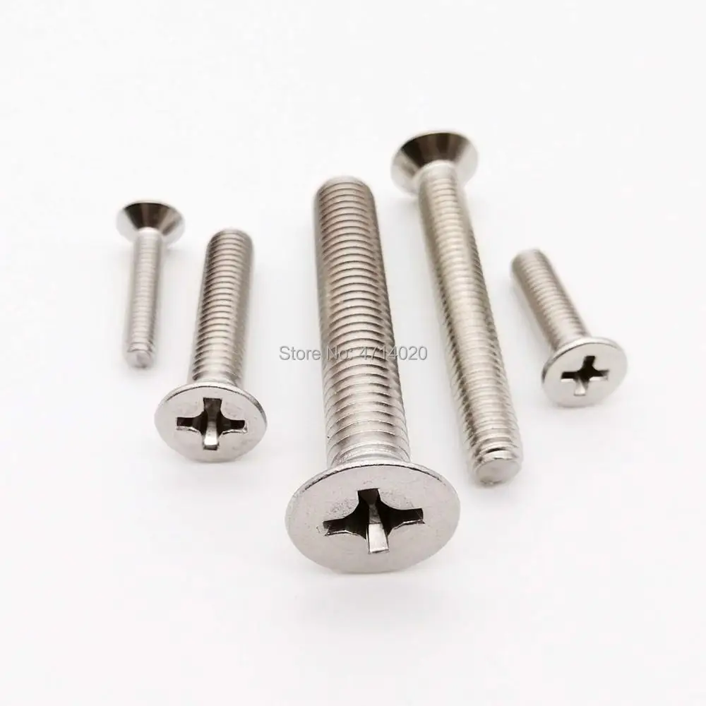 Machine screws with nuts M5 x 70 pack of 25 countersunk slot bolt bolts screw