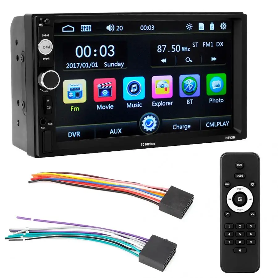 

autoradio 7 Inch Car 2 Din HD Touch Screen Stereo MP5 Player FM Radio USB/TF BT Hands-free Call multimedia car