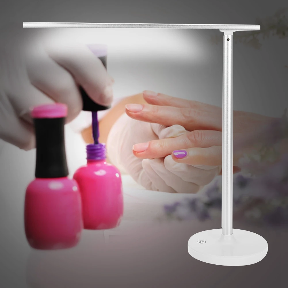 Beauty Ultra-Slim Table Lamp LED Tattoo Manicure Light 360° Rotatable Eye Care