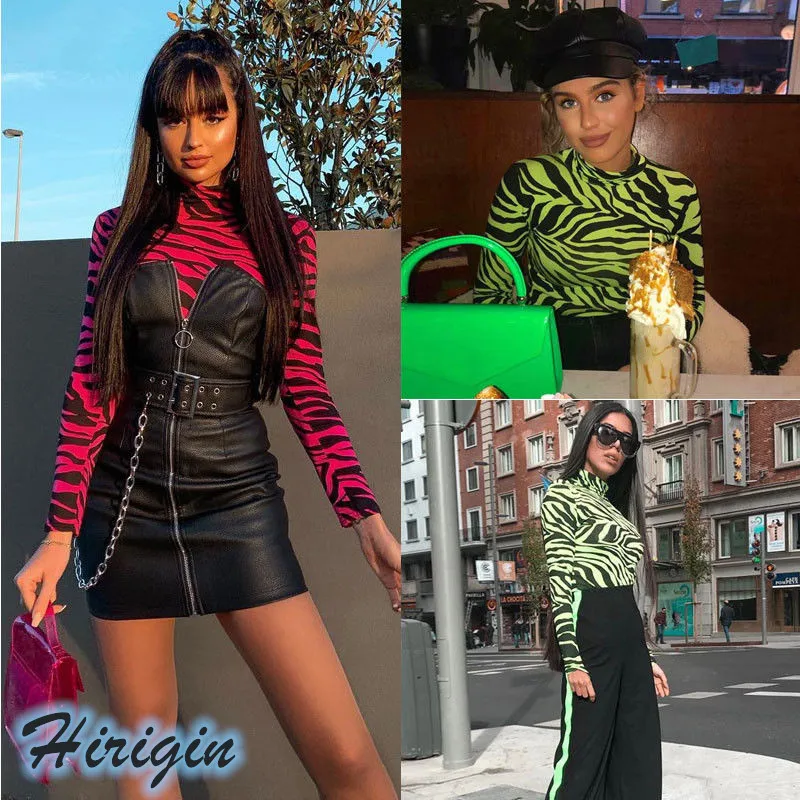 Summer Bodysuits 2019 New Summer Women Long Sleeve Turtleneck Casual Bodysuit Women Casual Zebra Print Bodysuit Summer Bodysuits 2019 New Summer Women Long Sleeve Turtleneck Casual Bodysuit Women Casual Zebra Print Bodysuit