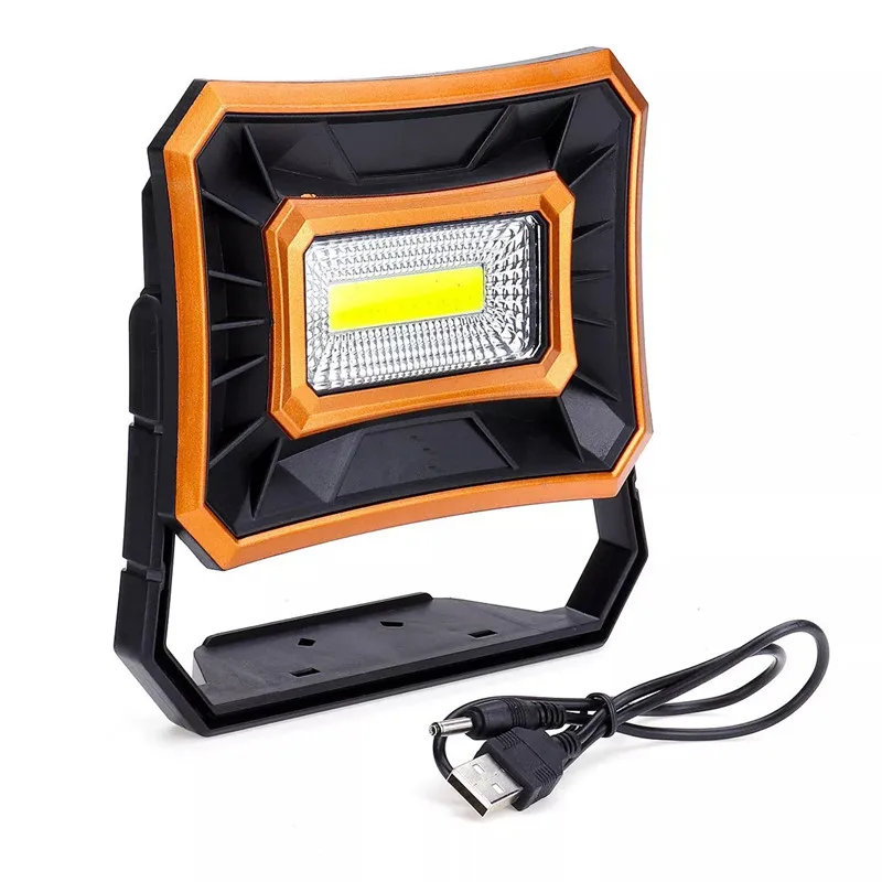 Lampe Led Portable Spotlight Led Work Light Rechargeable 18650 Battery Outdoor Light For Hunting Camping Led Latern Flashlight