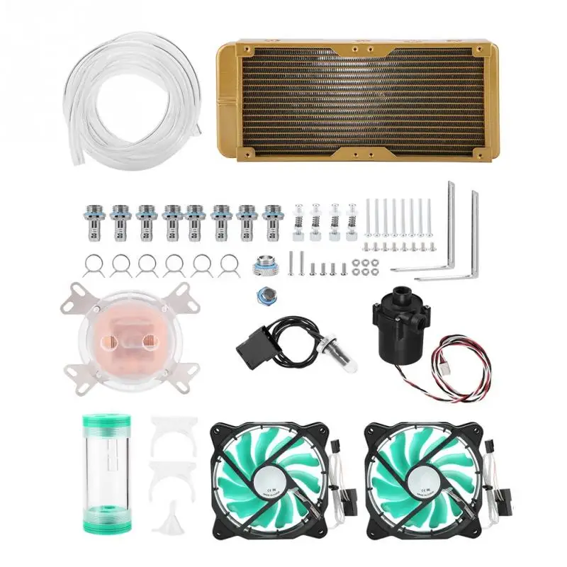 

New Arrival Universal PC Computer CPU Water Cooling Radiator Tubing Liquid Cooler Kit