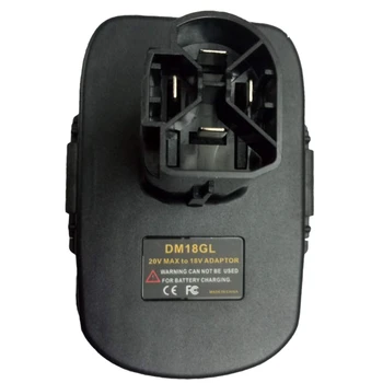 

Dm18Gl Battery Adapter For Milwaukee 18V And For Dewalt 20V Lithium Battery For Craftsman 19.2 Nickel Volt Battery
