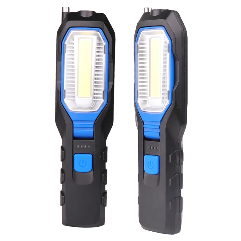 

CLAIRE 6302B COB + LED 4 Modes 90° Rotating Head Flashlight USB Rechargeable Work Light Portable Spotlight NEW