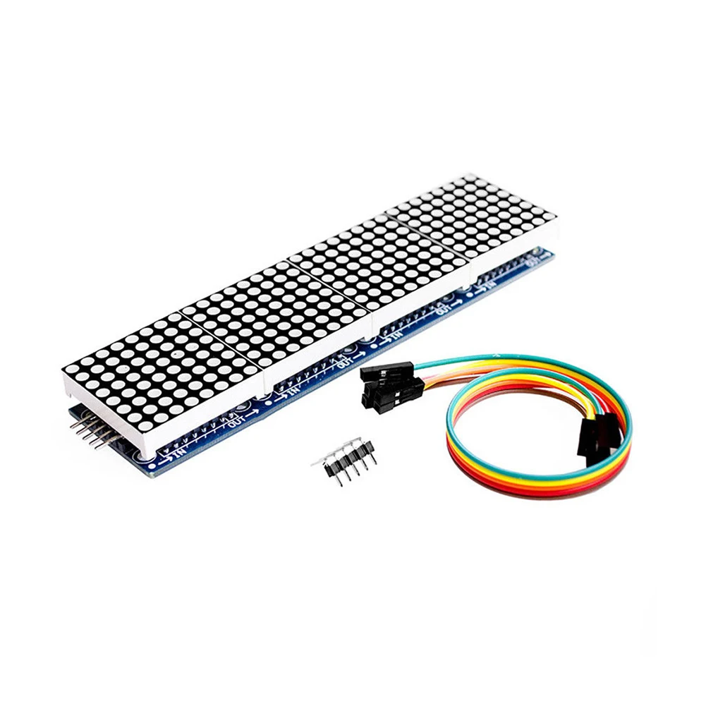 Top Max7219 4 в 1 дисплей микроконтроллер 5P Линейный модуль подходит для Arduino