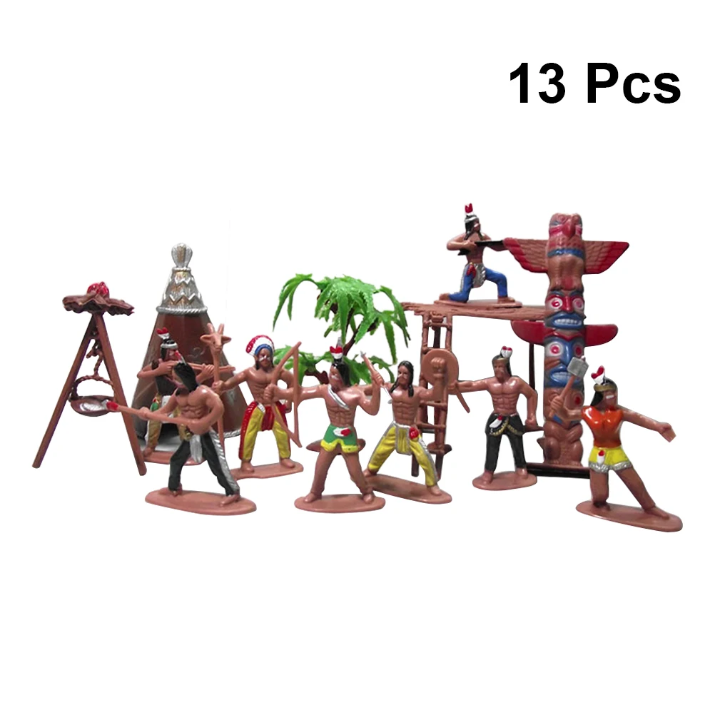 

13pcs Indian Man Figures Educational Model Men Figures Model Toy for Kids Children Toddlers