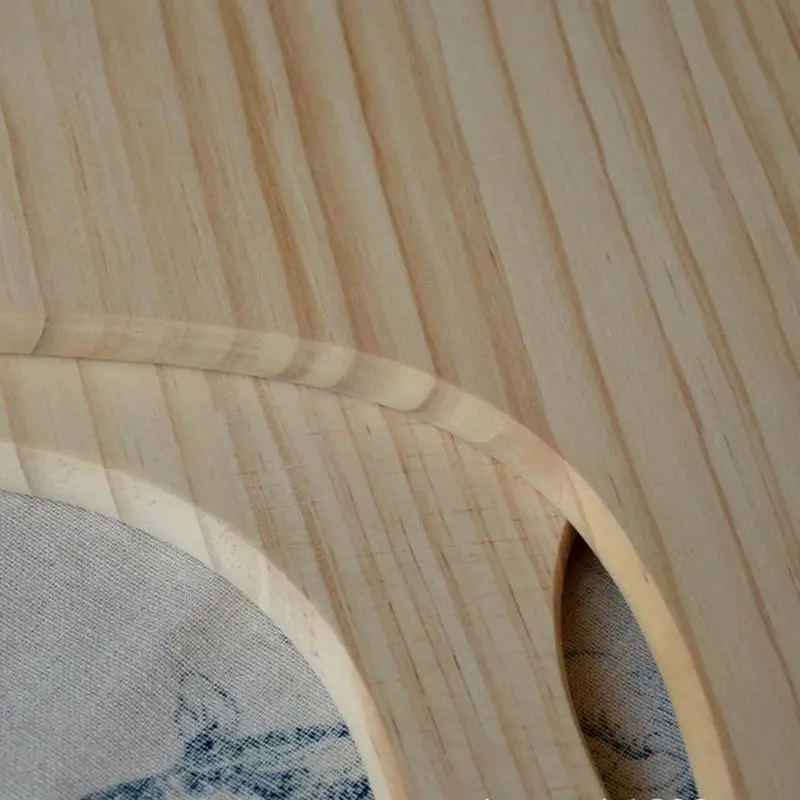 Wooden Pizza Peel Board Western Wear Resistant Natural Wooden Shovel for Oven Grill with Punched Handle Pizza Accessories