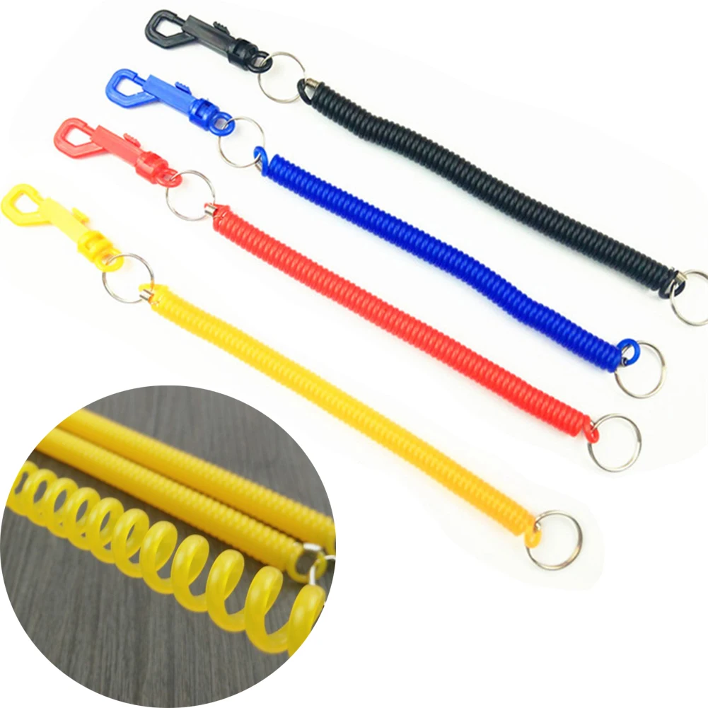 

Men Women Unisex Elastic String Anti losing Key Chain Sport Retractable Keychain